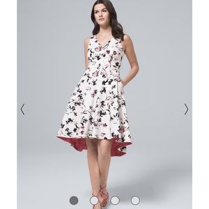 NWT WHBM fit and flare dress 0P